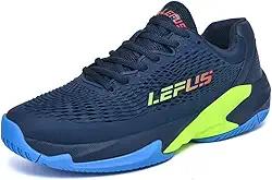 Tênis masculino para uso interno e externo Pro Pickleball com suporte de arco para todas as quadras, tênis atlético de raquete para esportes de raquete