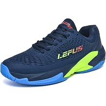 Mens Tennis & Racquetball Anti Slip Court Sneakers Cushioned, Breathable for Men and Women