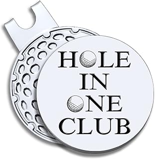 Men Golf Ball Marker with Magnetic Hat Clip, Funny Golf Accessories Gifts for Men, Novelty Birthday Gifts for Male Golfer Fan