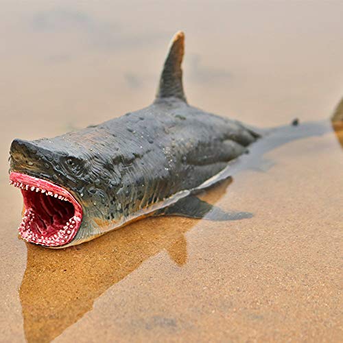 Eoivsh Large Shark Toys Megalodon, Plastic Assorted Ocean Animal Shark Figurine Realistic Sea Creature Cognitive Toy Shark Figure For Collection Gift, Bath Toy, Cake Topper #TOP4