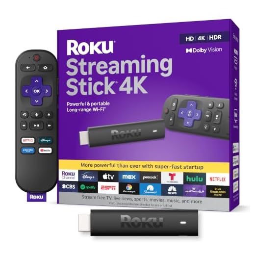 Roku Streaming Stick 4K with Voice Remote