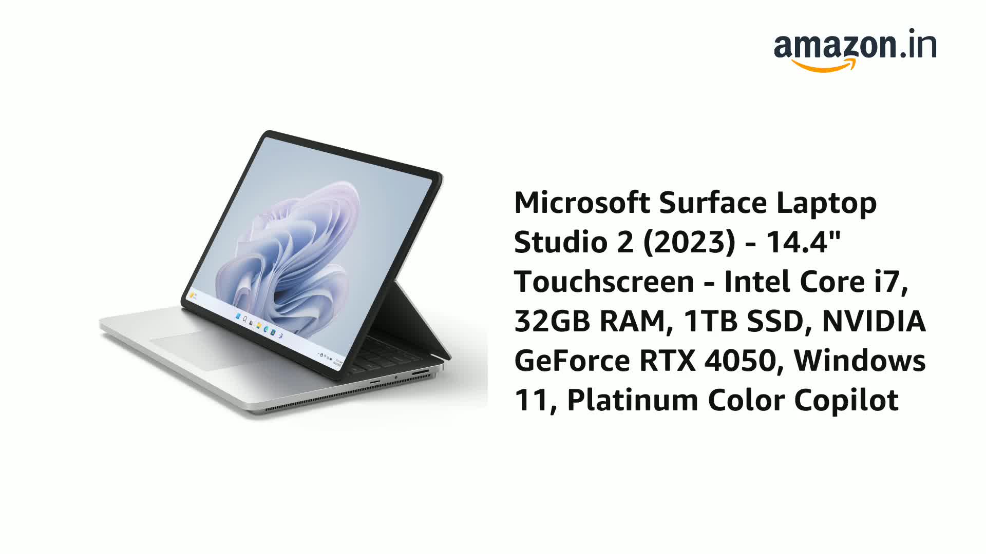 Microsoft Surface Laptop Studio 2 (2023) - 14.4