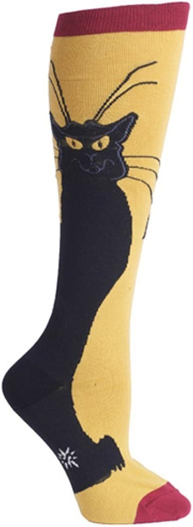 mustard thigh high socks