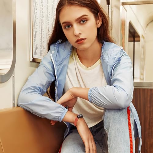 Bcuckood Bracelet de montre élastique en nylon compatible avec Xiaomi Mi Band 8 - Bracelet de montre souple et réglable pour homme et femme – vue 6