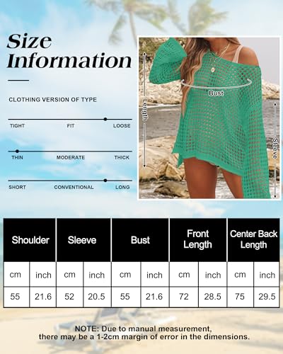Image of CoCozy Crochet Cover Up for Women Mesh Hollow Out Bikini Cover Ups for Swimwear Summer Swimsuit 2026