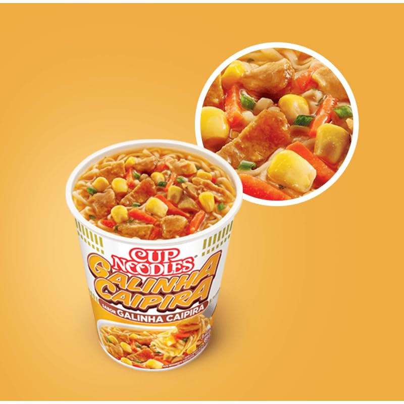 Cup Noodles Sabor Galinha Caipira Nissin 69g | Amazon.com.br