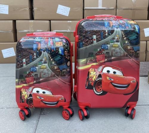 Image of ADSON Abs Kids Trolley 360 Rotating Luggage 360 Degree Wheels Non-Breakable 20 Inch Kids Hardsided Suitcase with 4 Wheels, 360 Degree Wheel Travel Trolley Bag