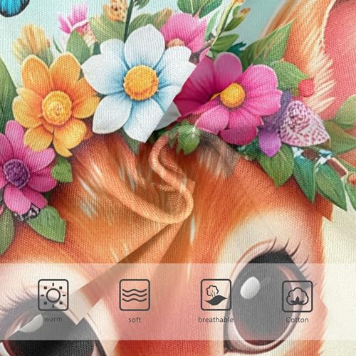 Florals Girls Underwear Toddlers 2t Cotton Little Girl Panties Cute Deer Flower Crown Underpants Briefs3