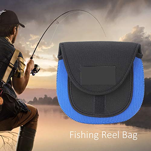 Fishing Reel Pouch, Fishing Reel Bag Fishing Reel Protective Case Pouch Fishing Bags BG-Y101(M) Diving, Black - Image 4