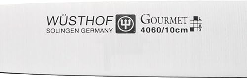 Miniatura 7 de WÜSTHOF Gourmet Cuchillo serrado de 45 pulgadas  Cuchillo serrado alemán de utilidad  Cuchillo de utilidad serrado con corte láser preciso de acero