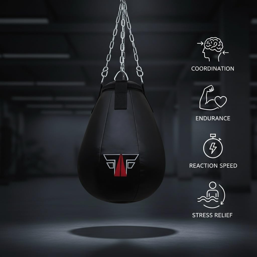 Poire de maïs professionnelle Sac de frappe Entraînement Grappling Muay Thai Kickboxing Freefight Arts martiaux BJJ FOX-FIGHT