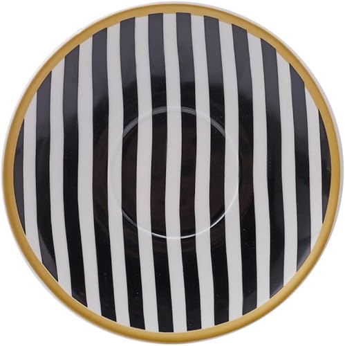 Miniatura 6 de KARACA Taza de café turco expreso de porcelana para 6, 12 piezas, 2.7 fl oz, 2.7 onzas, juego de 6 tazas y platillos de porcelana