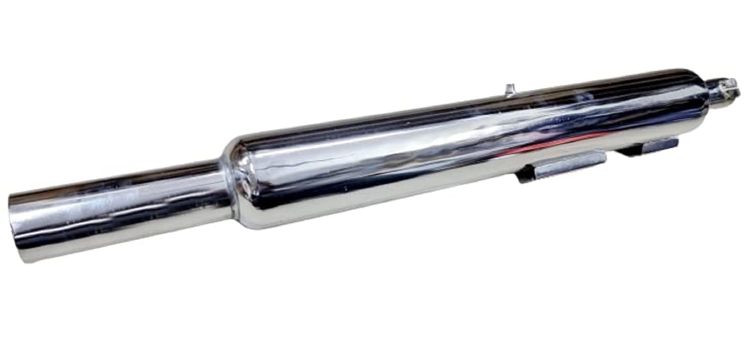 AMAFLIP Long Bottle Empty Chrome Silencer for Bullet Classic Standard Electra Thunderbird Iron Free Flow Exhaust Not for Reborn or Meteor-image-33