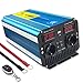 Inversor de Corriente de Onda sinusoidal Pura 3000W Convertidor DC 24V a AC 220V 230V con Control Remoto Salidas de AC Dobles & Pantalla LED para el Uso en el hogar del Carro de RV