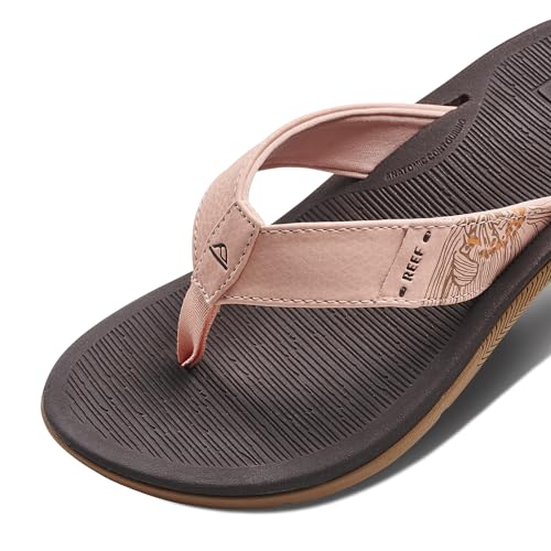 Image of REEF Santa Ana Womens Flip Flop, Arch Support, Water Friendly, Non Marking Outsole