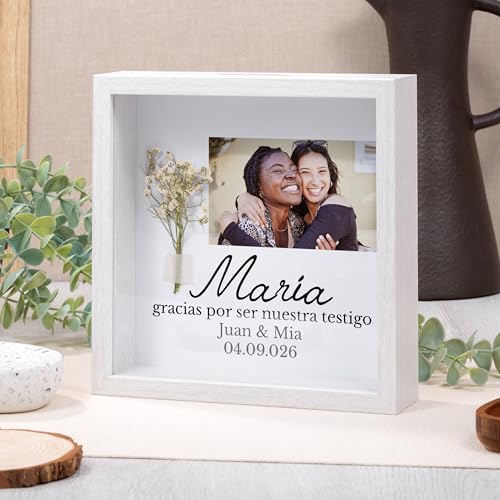 Imagen de Made in Gift Marco Personalizado con Ramo y Profundidad 21