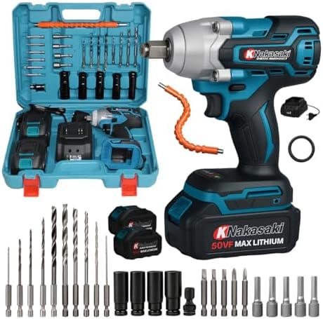 Chave De Impacto Parafusadeira Furadeira A Bateria Brushless Líti...