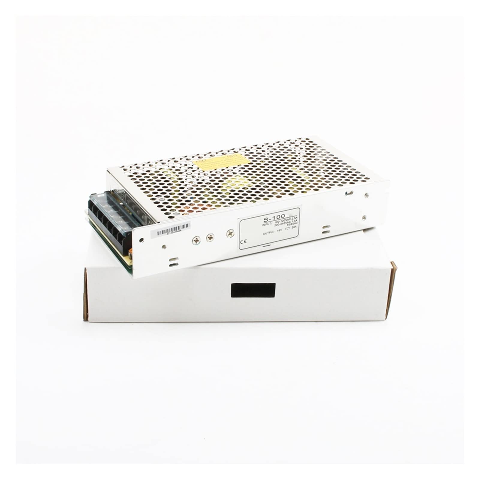 Alimentazione supplyer S-100W 5V 7.5V 12V 24V 15V 20A 13.6A 8.5A 4.5a Convertitore AC DC di alimentazione AC a CC Alimentatore Switching(15V_100W)
