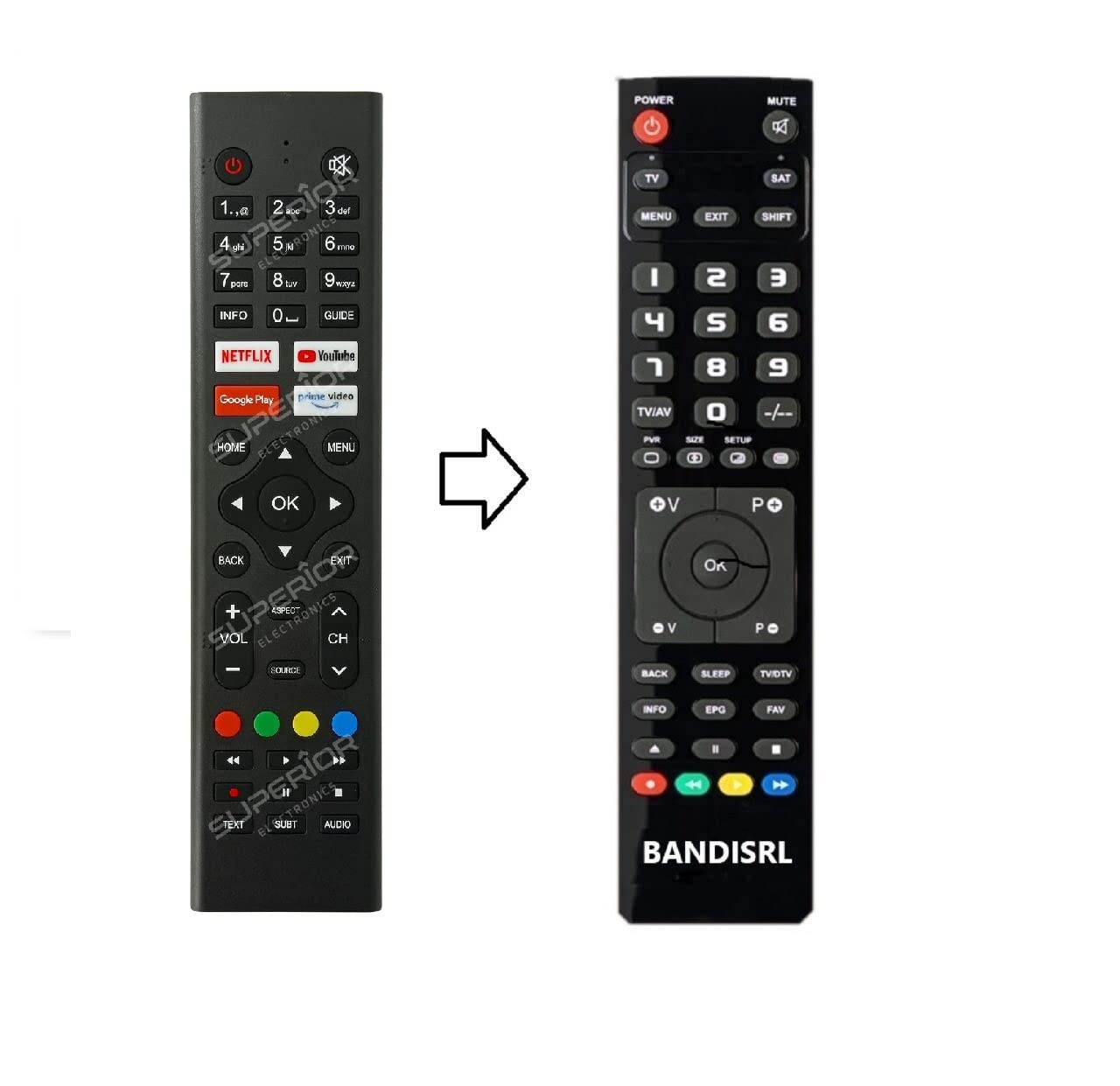ALLIMITY Sostituisci Telecomando adatto per ENGEL RCA OK. ODL 32760HN-TAB, ODL 32771HN-TAB, ODL 24760HN-TAB, ODL 32772HN-TAB, ODL 32761HN-TAB, ODL 40761FN- TAB, ODL 24772HN-TAB, ODL 2476HN-TAB