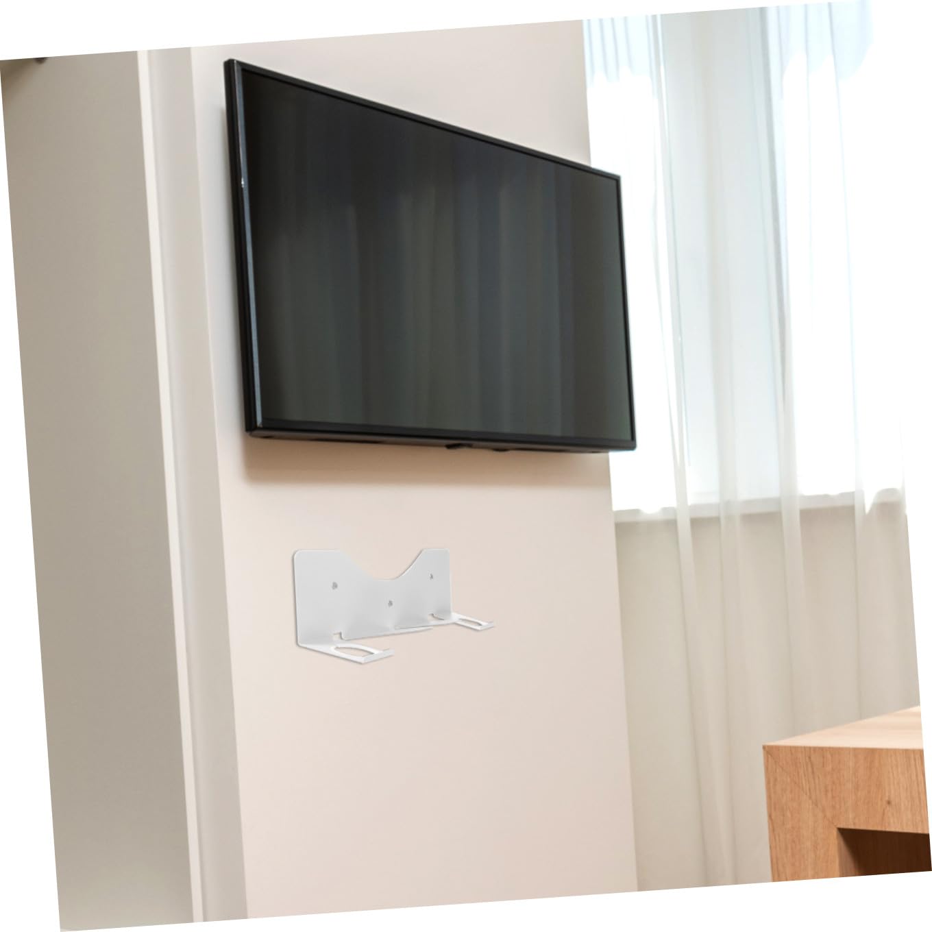 NUOBESTY Supporto da Parete in Ferro Bianco per Visori e Controller Vr Gancio, Organizer Compatto per Display Vr per Uso Quotidiano e Negozi