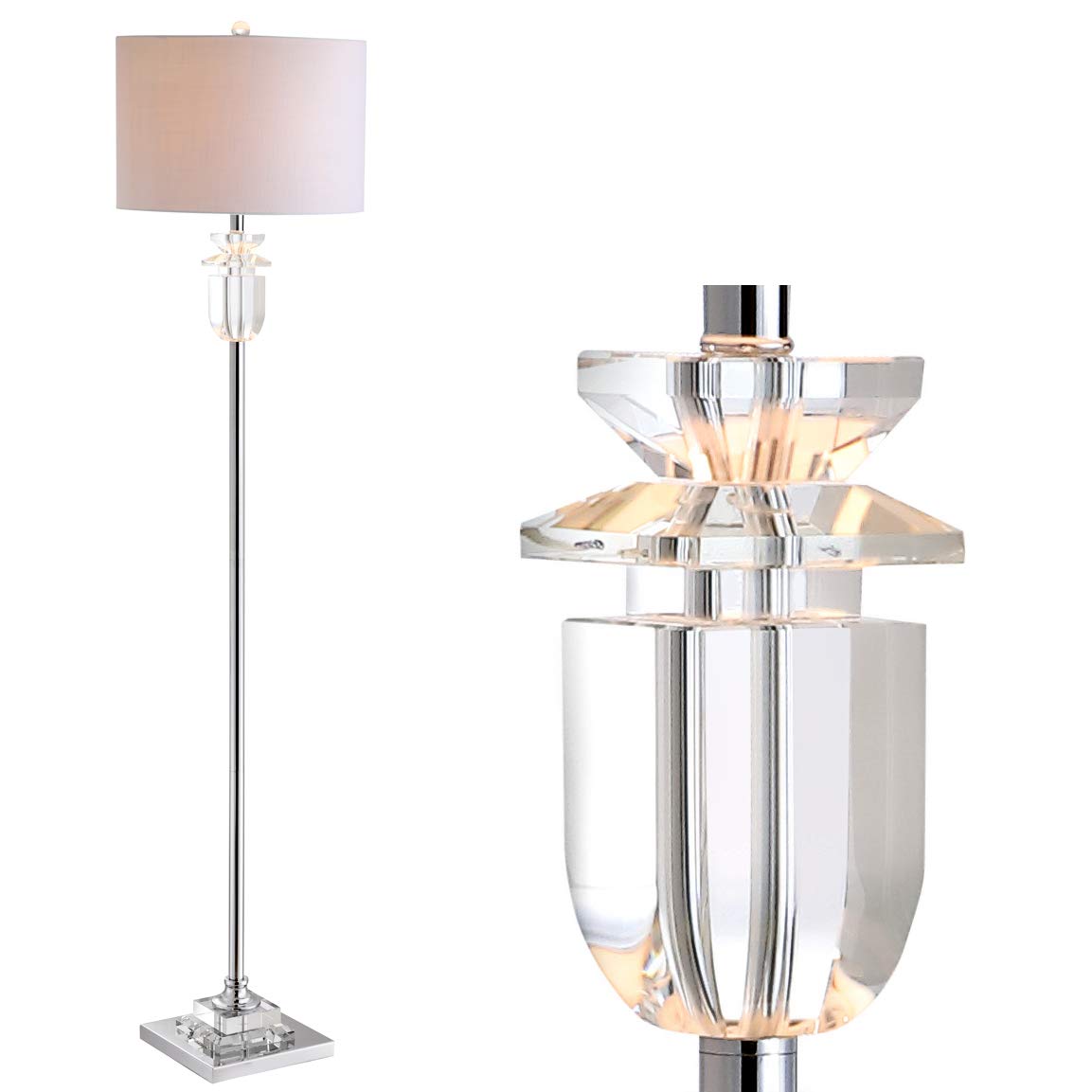 chrome floor lamps modern