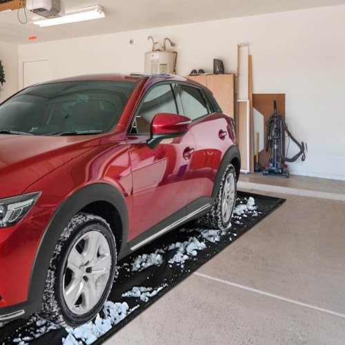 Yescom 33GFM003-16FT-06 Containment Mat (7'9"X16') Non-Slip Garage Floor Mat Heavy Duty Waterproof For Cars Suv Protection From Snow Rain And Mud Oil thumb #1