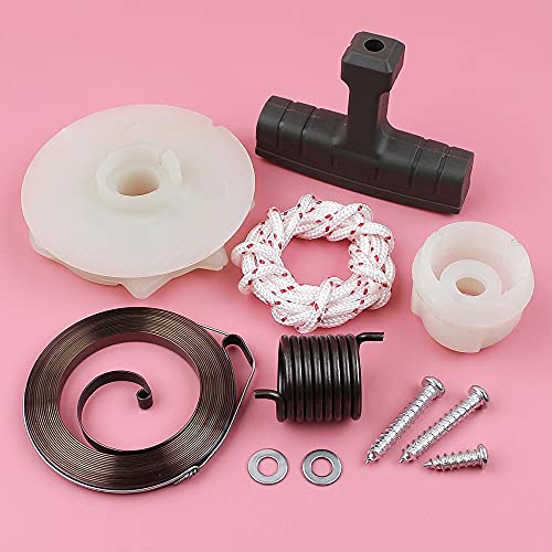 Kit ressort de poulie de démarreur avec vis de filtre pour tronçonneuse PP4218AV 530071881
