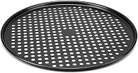 Assadeira Pizza Antiaderente, Forma de Pizza Furada Bandeja 32cm