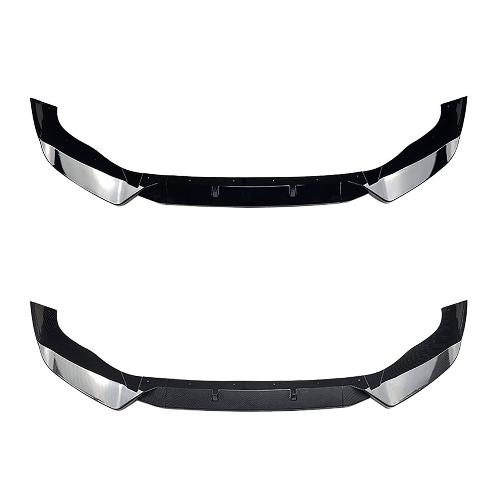 Car Front Shovel Lip Splitter Spoiler für BMW X3 G01 X4 G02 M Pack Late 2022+, Chin Bumper Diffusor Body Dekorativer Schutz Styling Zubehör,Carbon Fiber Look