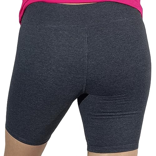 Bermuda Ciclista Cotton Lisa Juvenil Menina (14, Preto)