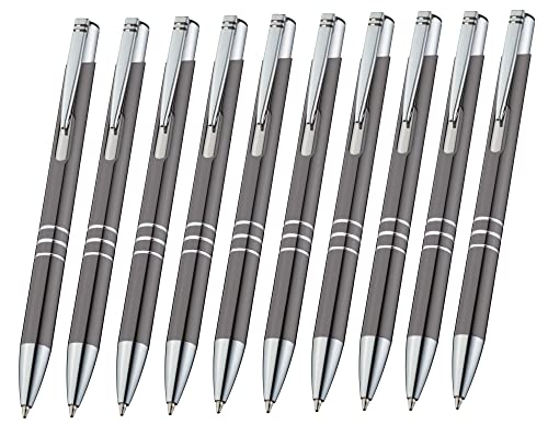 MOTIBACK Metall Kugelschreiber Set | 12 Stifte Mit 1.0mm Mine