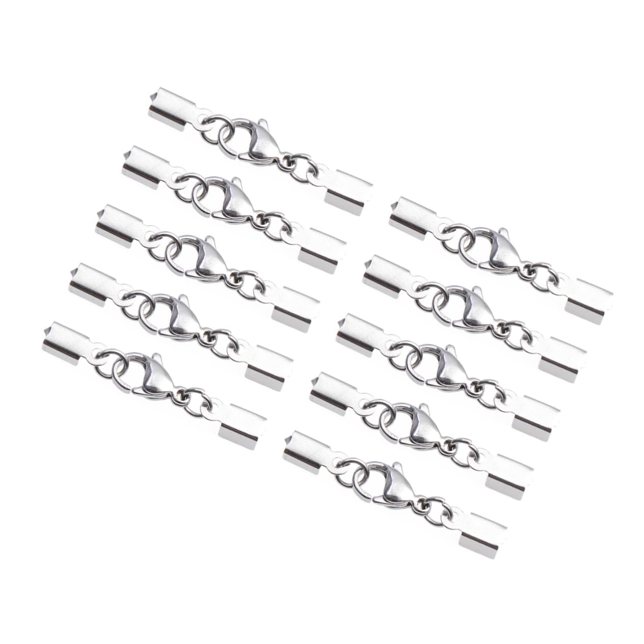 Operitacx 96stücke Teiliges Aus Edelstahl-lobster-clips Für Schmuckherstellung Robuste Verschlüsse Für Halsketten Und Armbänder Für Diy-projekte Und Kreative Designs
