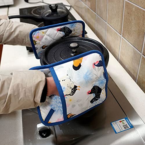 Pot-Holders-Set-of-2-Heat-Resistant-480-Kitchen-100-Cotton-Comfortable-Lining-Printing-Fox-Flower-Women-Men-Home-Cooking-Baking-Microwave-BBQ-Gift-Rooster-potholder Pot Holders Set of 2 Heat Resistant 480 Kitchen 100 Cotton Comfortable Lining Printing Fox Flower Women Men Home Cooking Baking Microwave BBQ Gift Rooster potholder