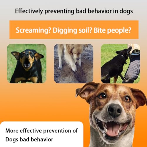 Ultrasonic Dog Bark Deterrent Device: Anti Dog Barking Device Outdoor with 3 Working Modes, 105, Black Ultrasonic Dog Bark Deterrent Device: Anti Dog Barking Device Outdoor with 3 Working Modes, 105, Black