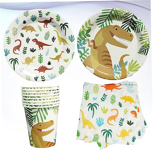 Didiseaon 0Y548H7GT86HF09626TNCEJ 1 Disposable Tablecloth Disposable Plate Disposable Tableware Forearm Guard Disposable Table Cloth Bone Balloons Party Doll House Chandeliers Disposable Cup Cartoon thumb #4