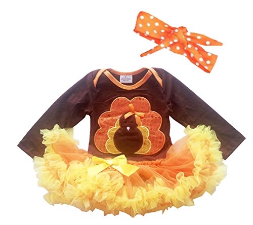 thanksgiving romper baby girl