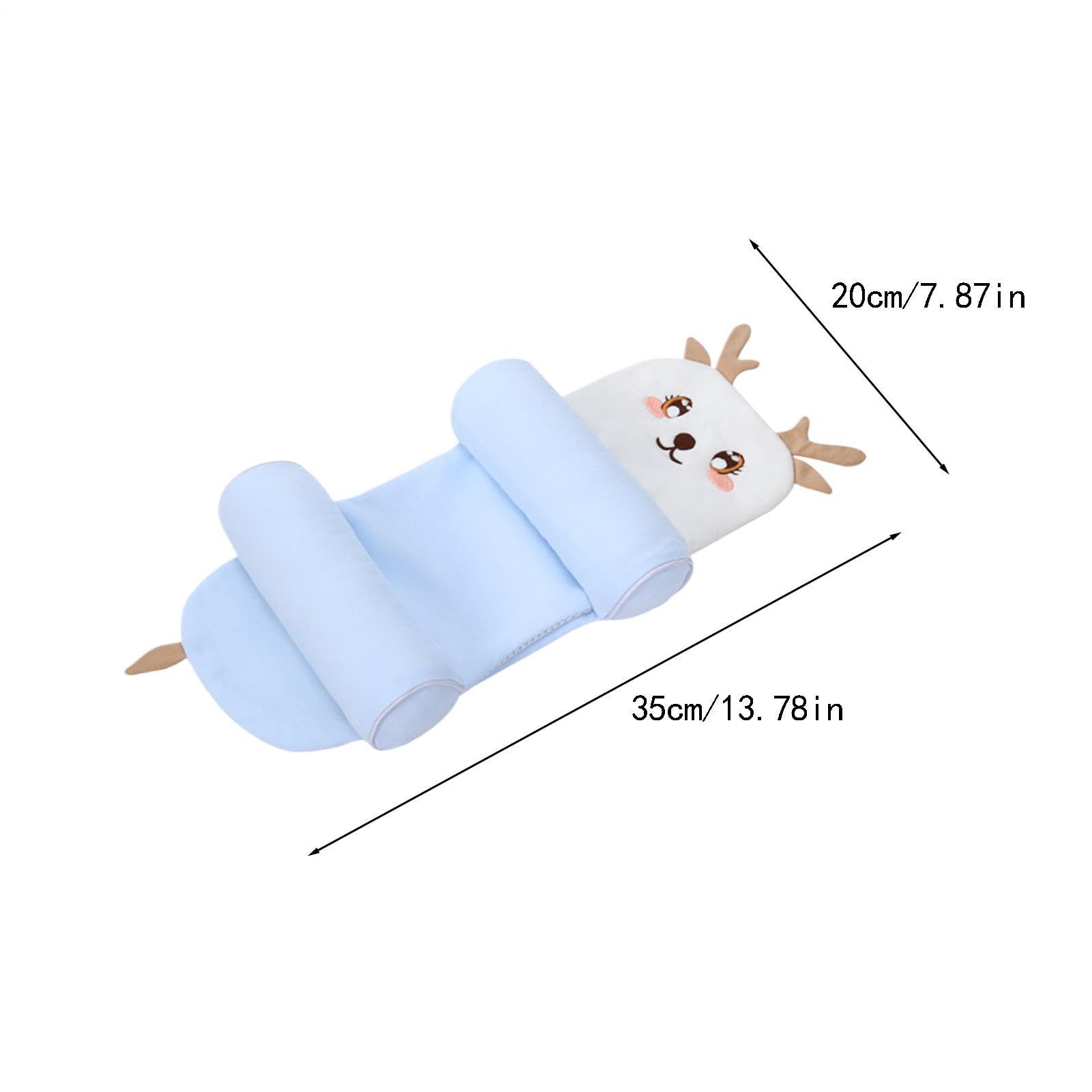 Cuscino Forma Testa Bambini Supporto Ergonomico Traspirante Antiscivolo | Supporto Confortevole Testa e Collo Per Bimbi e Bimbe Letti Seggiolini Auto Passeggini Asilo Viaggi Brevi