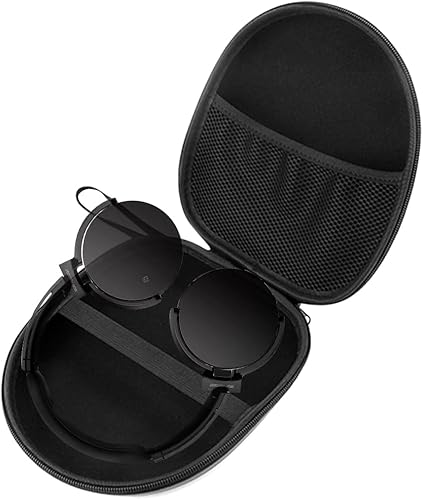 Miniatura 4 de XBERSTAR Funda rígida para auriculares de transporte grande, bolsa de viaje para Sony MDR-100APXB650BT Bolsa de auriculares (negro)