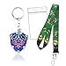 Produktbild NC GTOTd Game Zelda Lanyard Schlüsselband (1 Pcs) With Schlüsselanhänger Decoartions (1 Pcs) and Ausweishalter(1 Pcs). Gifts Merch Zelda Party Supplies Schlüssel String Wallet für Telefon Teens