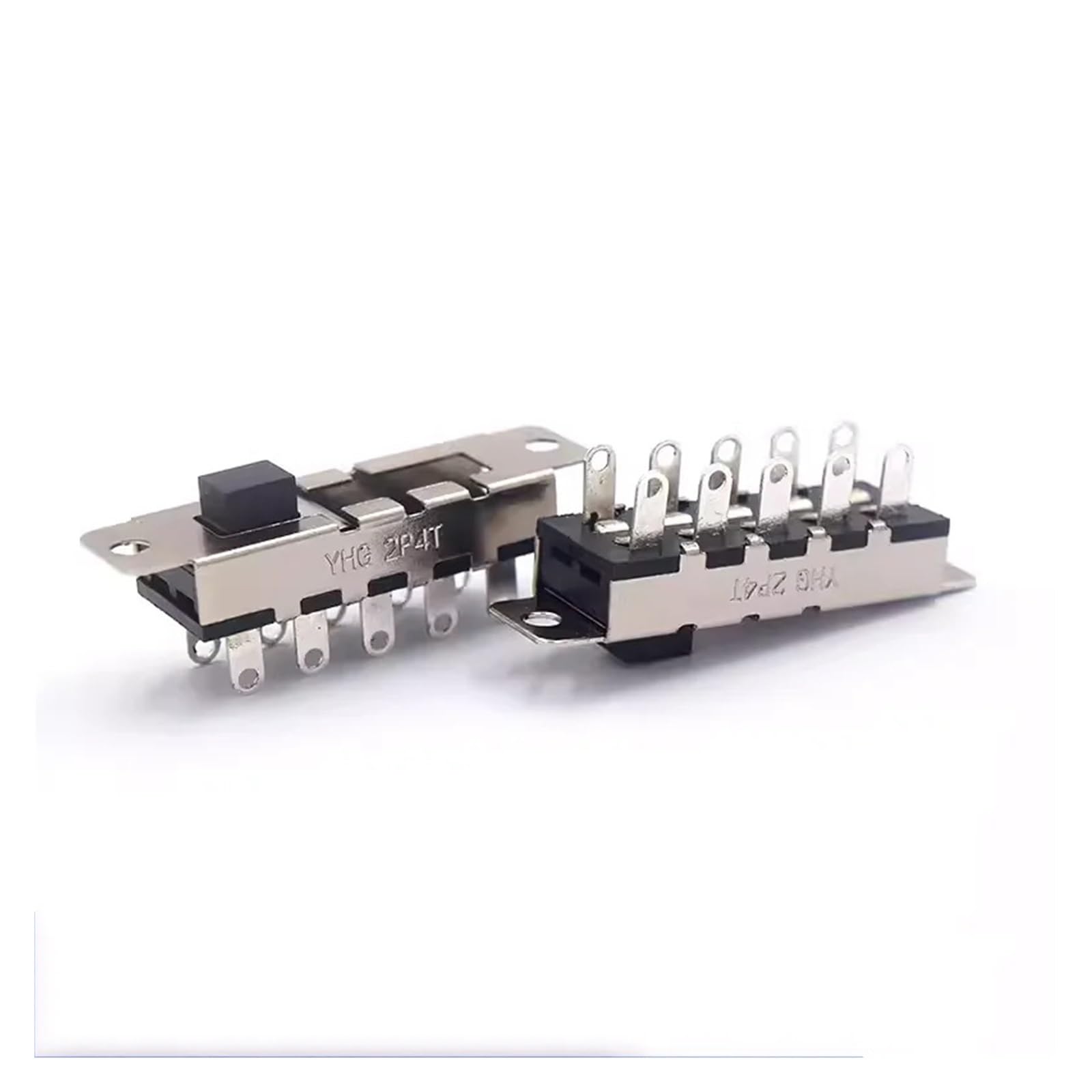 AUOQKQUT 1pc Double row 10pin high current toggle switch slide switch SS-24N01(2P4T)