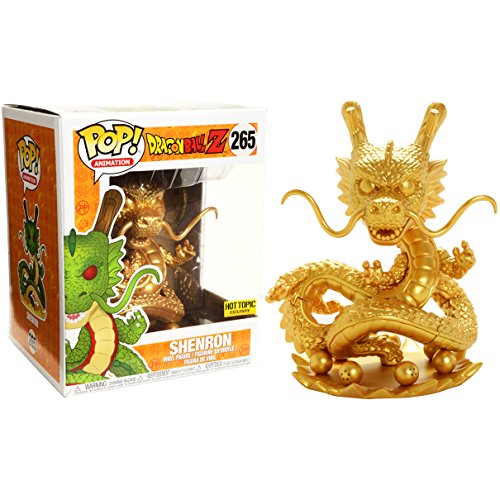 Funko Shenron [Golden Color] (Hot Topic Exclusive) Deluxe POP! Animation x Dragonball Z - Resurrection F Vinyl Figure + 1 Official Dragonball Bundle