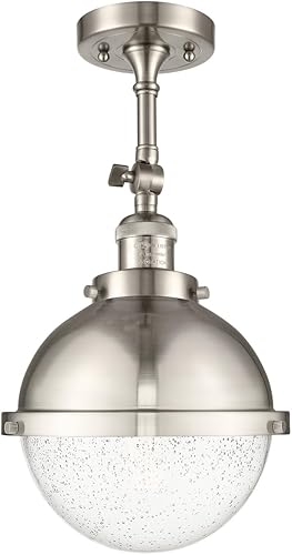 Innovations 201F-SN-HFS-84-SN - Soporte semiempotrado de una luz de Franklin Restoration Collection