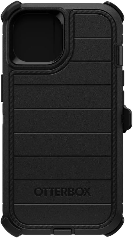 OtterBox iPhone 15, iPhone 14, and iPhone 13 Defender Series Pro Case - Black, screenless, Rugged & Durable, with Port Protection, Includes Holster Clip Kickstand - Image 7