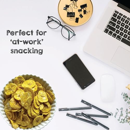 Image of SelfCare By Suman Agarwal Roasted Plantain Chips Pack of 1 125 grams | Healthy - Gluten Free | Savoury - Snacks - Namkeen - Grocery | Mid Day - Workout - Tea time Snacking | Jain & Travel Friendly