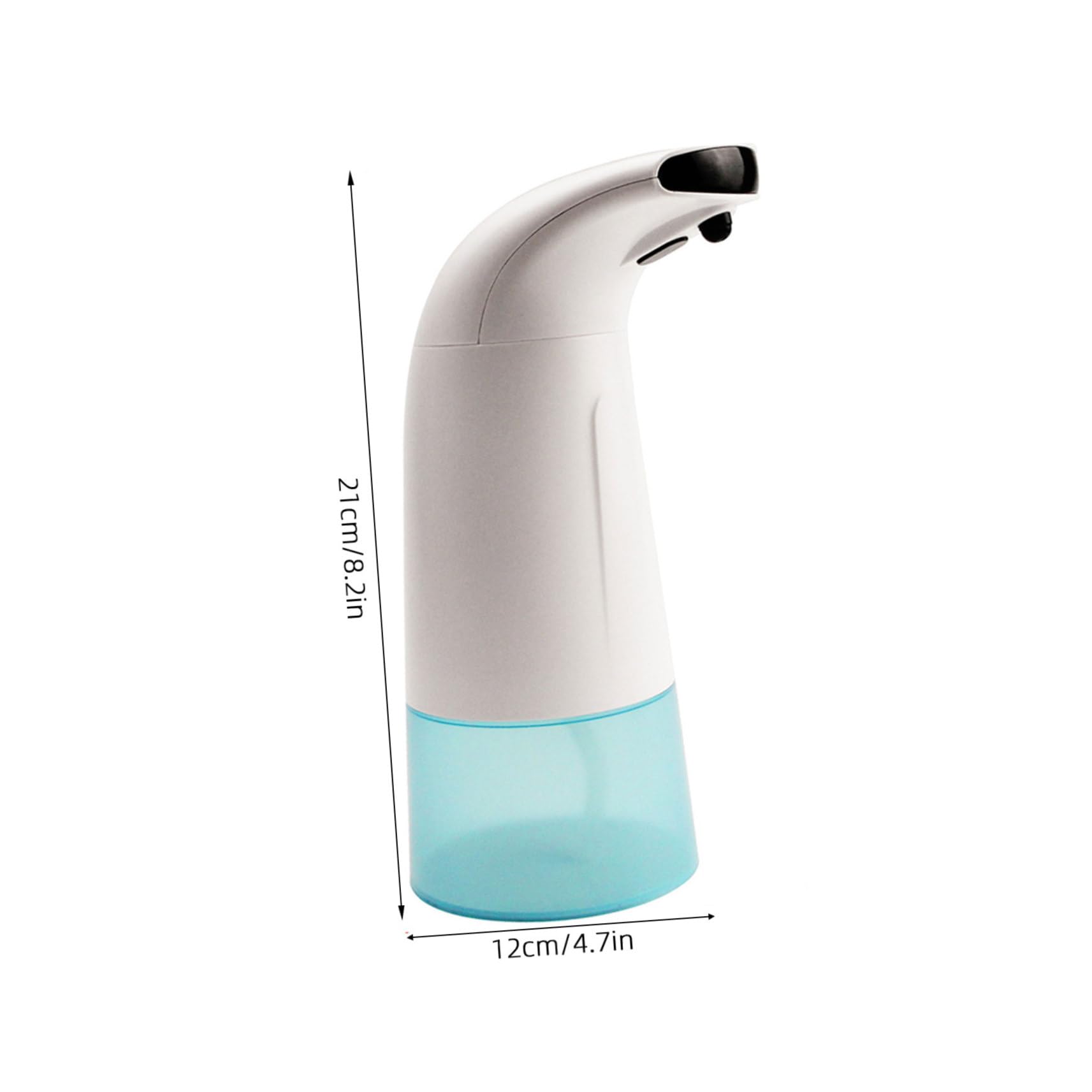 Wakauto Induction Foam Soap Dispenser Dispenser White Foaming Commercial Bath Hand White