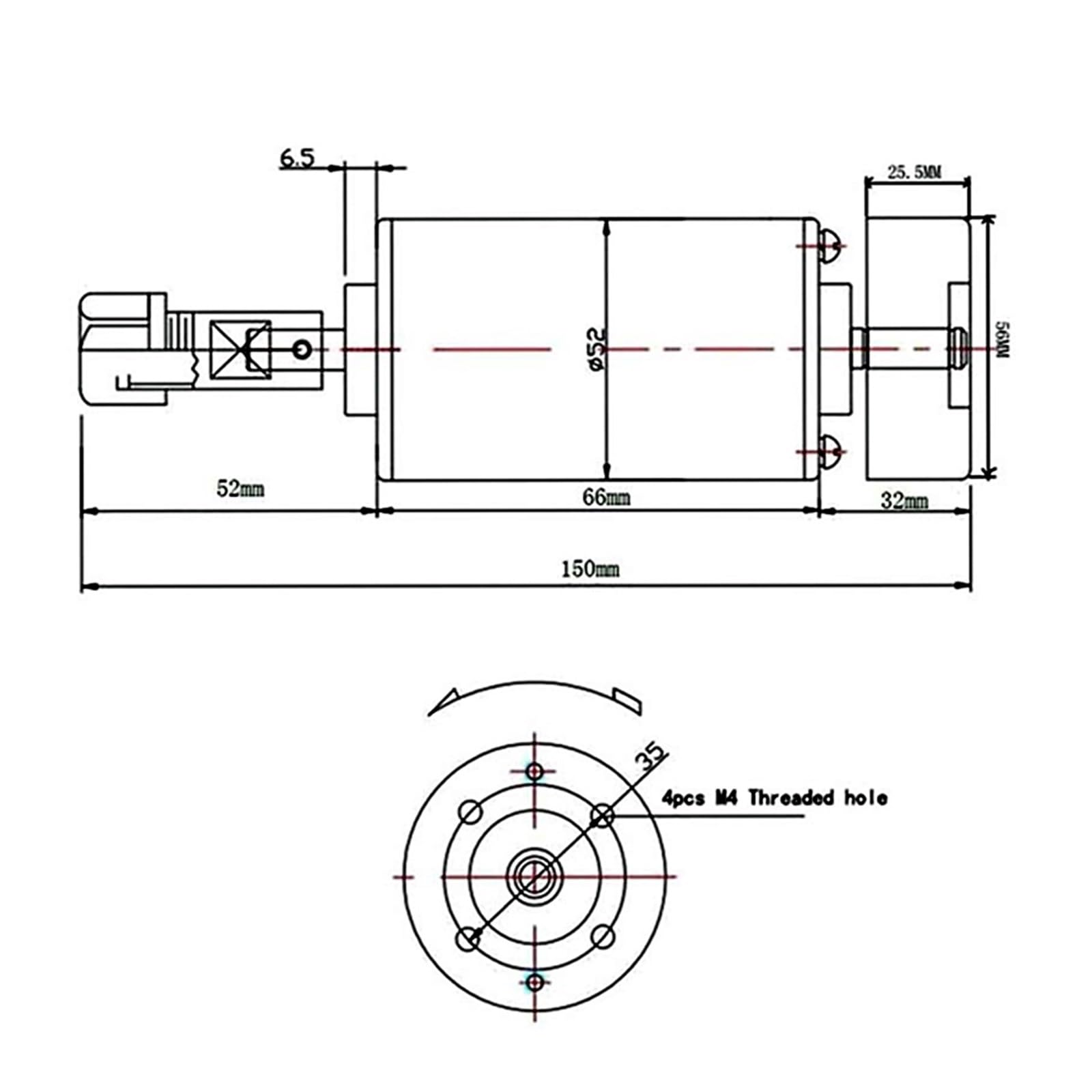 DC24V 0,2KW Silnik Wrzeciona Cnc 200W DC 12-48 Części Do Frezarek Dla Majsterkowiczów Sprzęt Grawerowania PCB Narzędzia Z Zestawami Tulei Zaciskowych ER11 Wysoce Zoptymalizowany(With Er11 Collet)