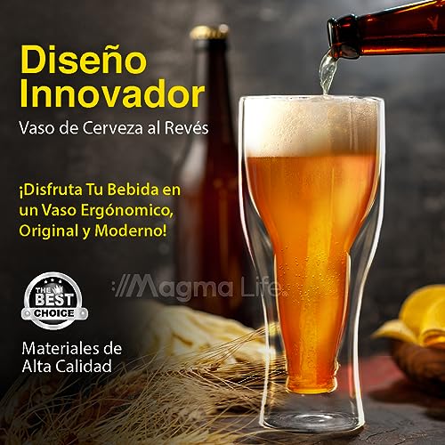Lista de Vasos cerveceros los 10 mejores. 15 vasos cerveceros marca MAGMALIFE (3)
