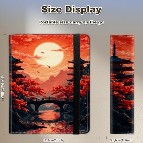 Image of Photo Album 4x6 120 Photos with Strong Elastic Band, Japanese Red Maple