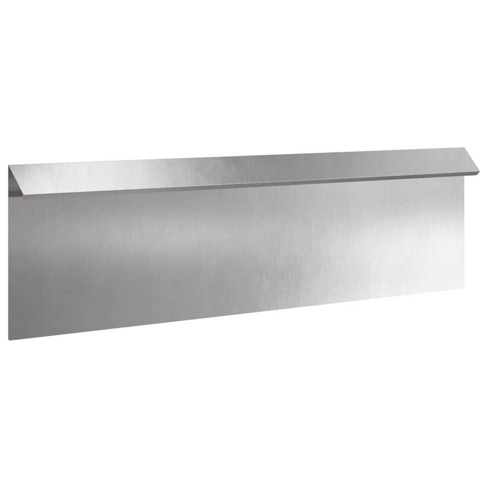 Gecheer Schneckenzaun, Metall Schneckenschutz Edelstahl 100 x 3,5 x 25 cm für Garten und Terrasse