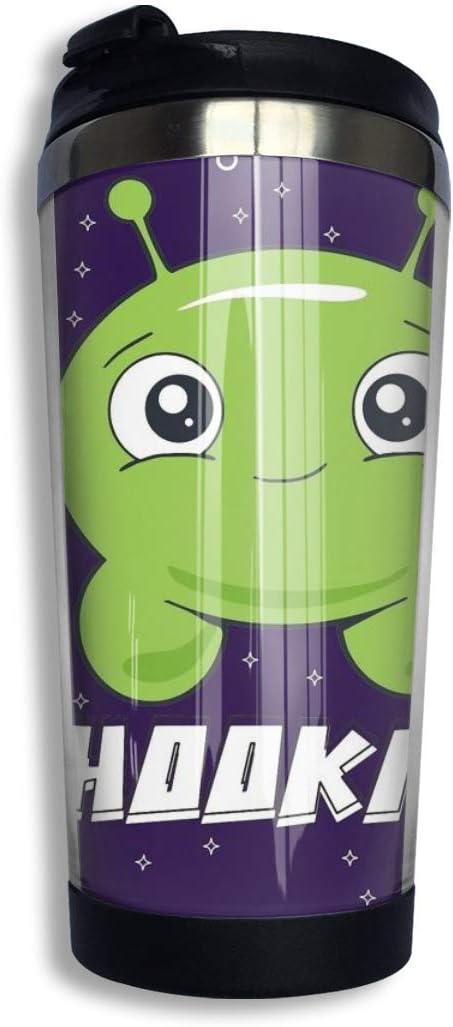 YHKC Mooncake Final Space Cosmos Chookity! Coffee Travel Mug Cup Stainless Steel Vacuum Insulated Tumbler 13.5 Oz
